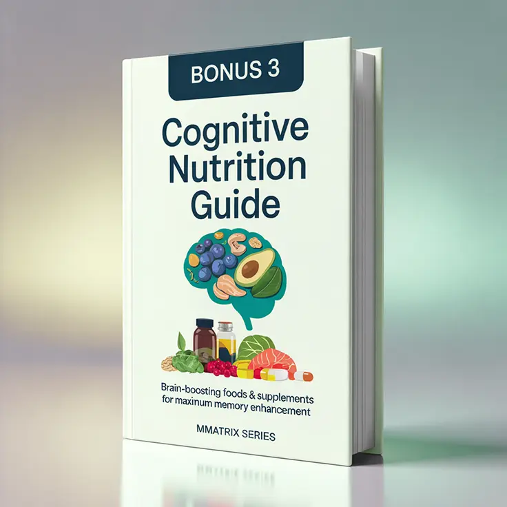 Memo Matrix bonus — Cognitive Nutrition Guide for brain-supporting meals and recipes