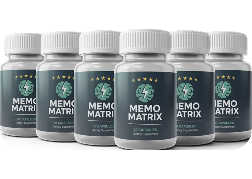 Memo Matrix six-bottle pack with free US shipping plus complimentary bonuses